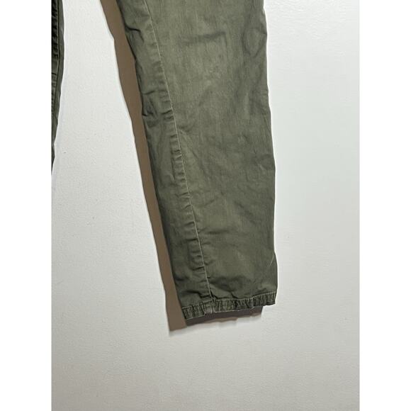 Pact Women's EUC Olive Green Elastic Waist Drawstring Tie Twill Pants Size S - Picture 3 of 7